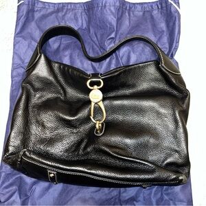 Dooney & Bourke Black Leather Hobo Bag